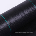 Black Plastic Straw proof cloth Weed Barrier 90g/sqm PP Woven Fabric Geotextile